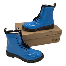 Dr. Martens 1460 Youth Big Kid Lace-Up Fashion Boots - Mid Blue - US 6 M 7L