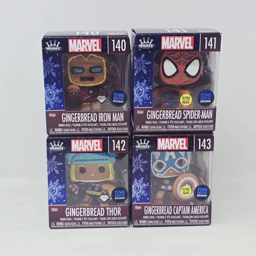Avengers Complete Set Funko Pop! Minis Gingerbread Lot Rare Chase Diamond Marvel