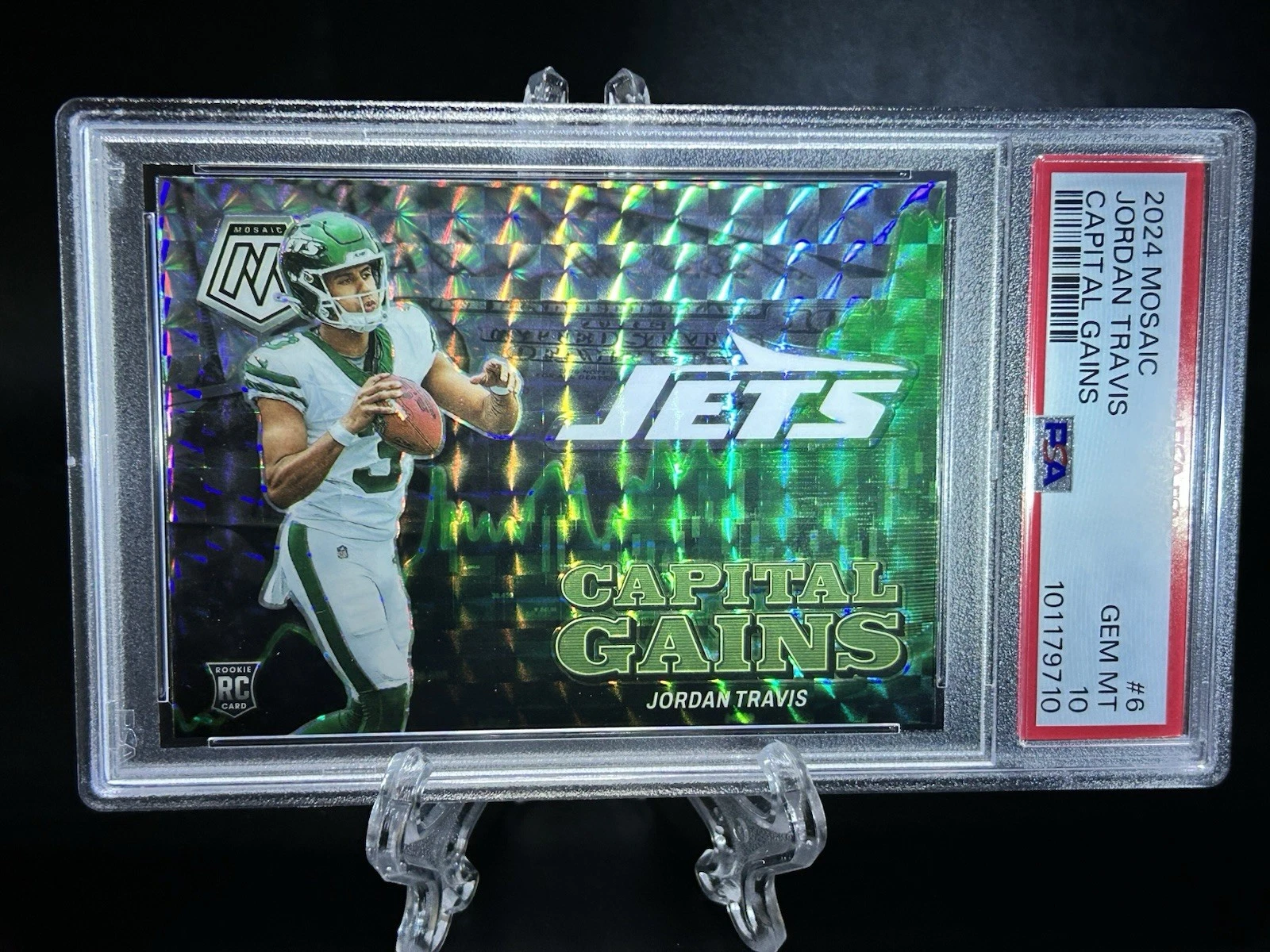 Jordan Travis Panini Mosaic Capital Gains #6 Base