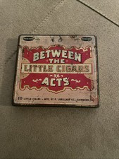 Vintage &ldquo;Between The Acts&rdquo; Little Cigars Tin/Cigar Holder