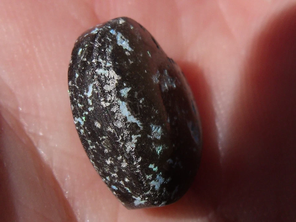 Cabujón corazón ópalo leopardo mexicano 5,99 quilates Foto 4 de 4