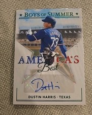 2024 Panini Boys of Summer America's Best Signatures #1/5 Dustin Harris Auto