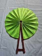 Handmade Foldable Satin Fabric Fan