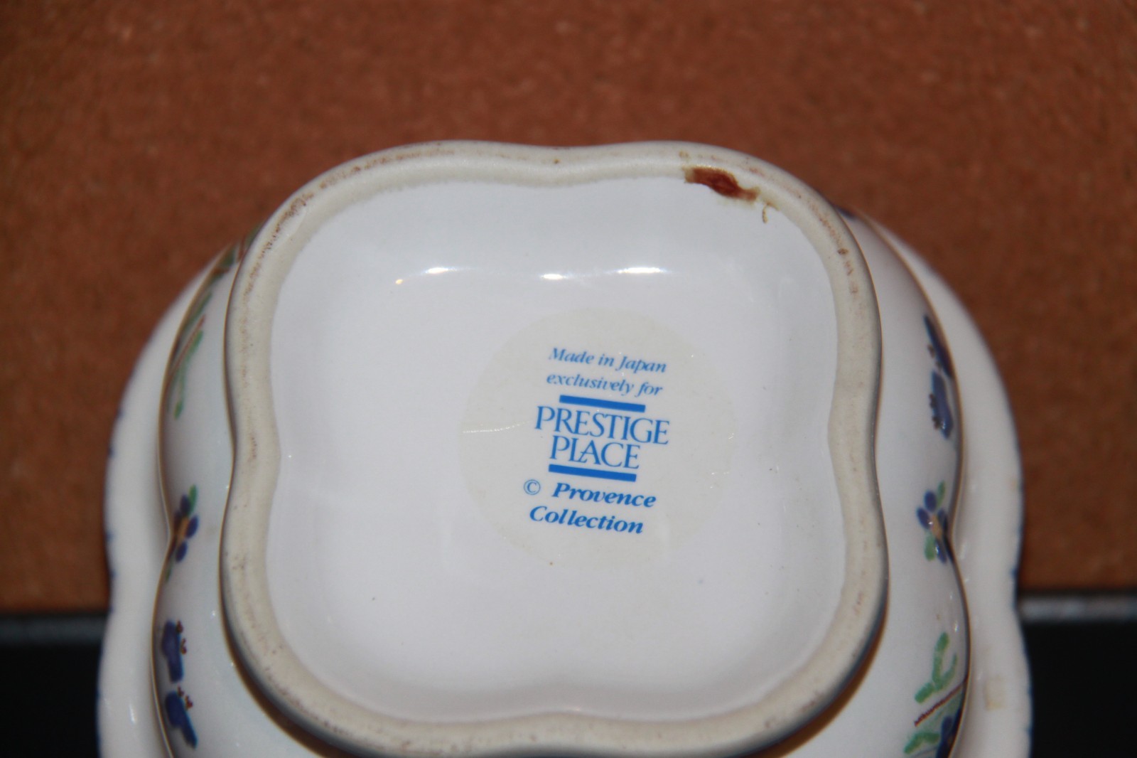 Prestige Place Provence Collection, Hand-Painted, Porcelain Trinket Box with Lid