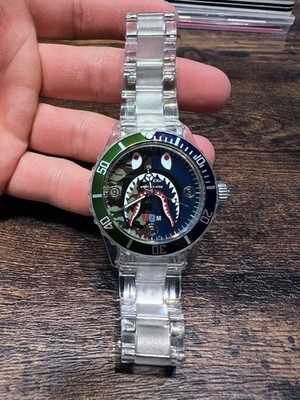 A BATHING APE Bapex Wristwatch Watch by Clear Type Analog r#