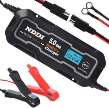 Battery Charger 5-Amp 6V and 12V Fully-Automatic Smart Car Battery Charger, B