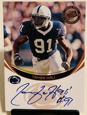 Tamba Hali 2006 Press Pass Bronze Rookie On-Card Auto RC ??✍️. rookie card picture