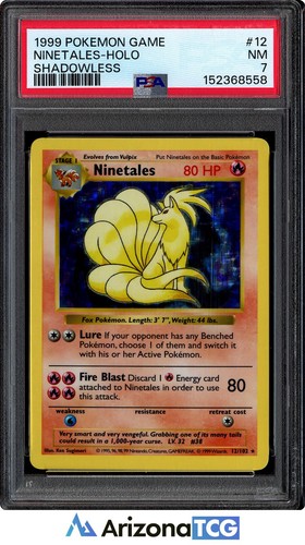 Ninetales (Shadowless) graded PSA 7 for sale on eBay