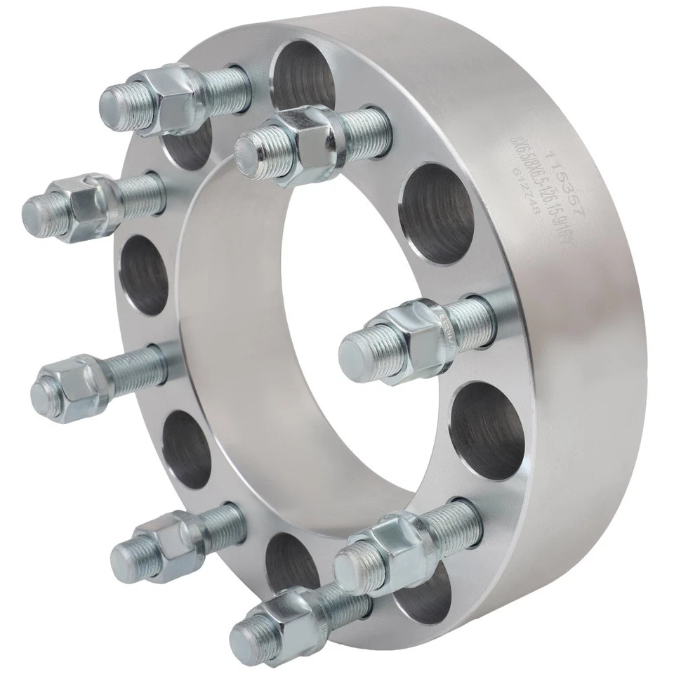 2Pcs 2inch or 51 mm 8x6.5 Wheel Spacers 9/16" For Ford E-250 Econoline 1992-2002 Foto 3 de 4