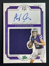 AVERY JOHNSON /99 RPA ON CARD AUTO AUTOGRAPH 2025 NATIONAL TREASURES NT 1 #123