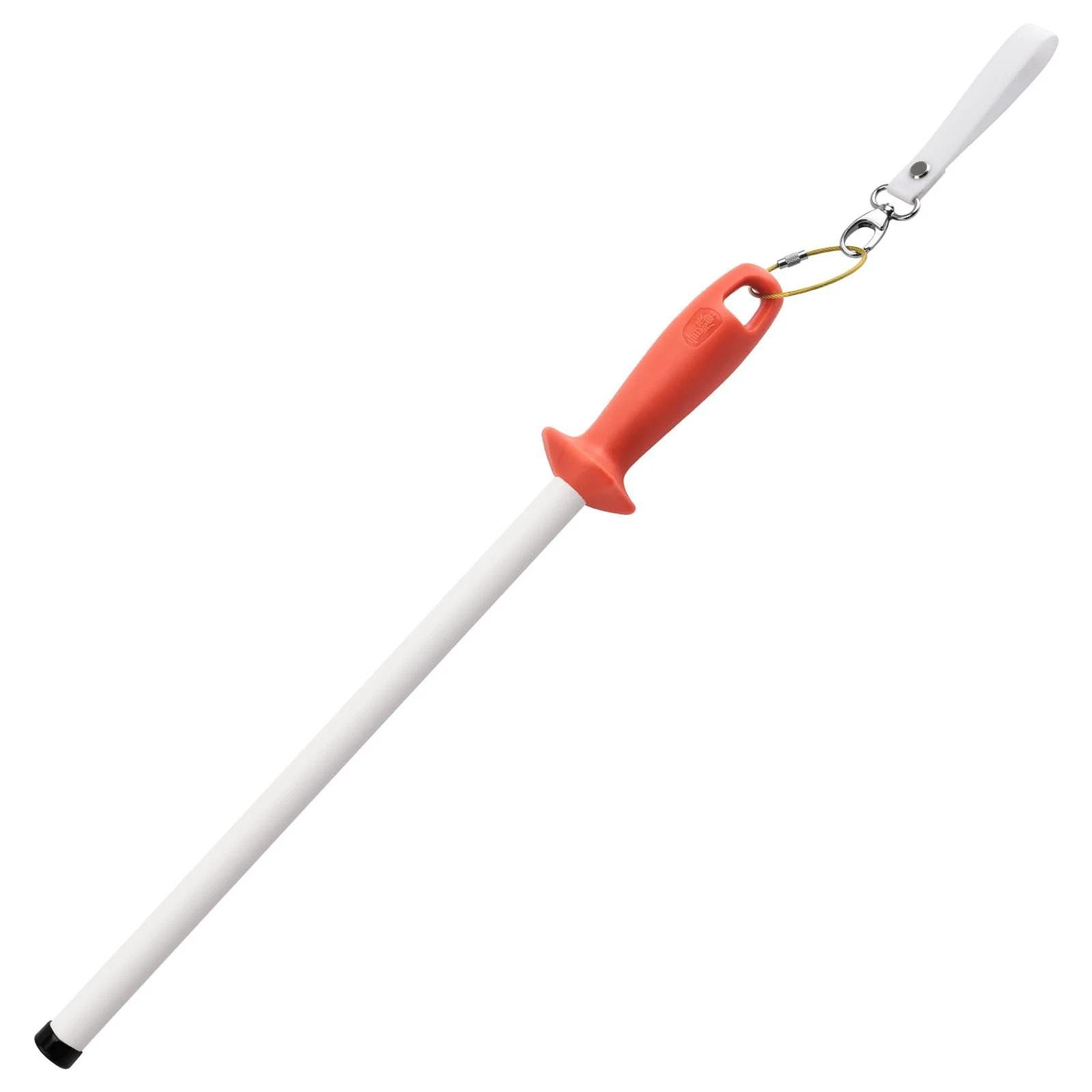 Ceramic Rod Sharpener,12 inch Ceramic Honing Rod,Sharpening Steel for Kitchen...