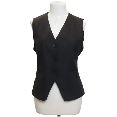 Zara, Outdoor Weste, Damen, Größe: L, Schwarz, Nadelstreifen #b01