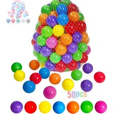 Multi-Purpose Plastic Ball Pit Balls - Safe Fun for Toddlers 50/100/200/400