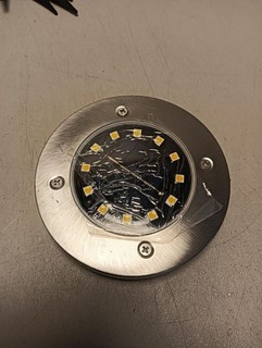 Bowfar 9 Stück Solar Bodenleuchten Aussen Solarleuchten Garten mit 12 LEDs für