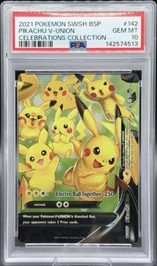 Pikachu V Union Psa 10 | eBay