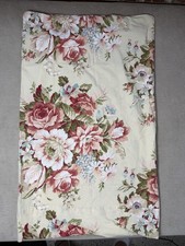 Vtg Ralph Lauren River Floral In Sand Yellow Floral Standard Pillowcase Cotton