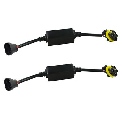 2 Pcs 9005/9006/9012 Canbus Wiring Decoder Adapter Connector Durable component