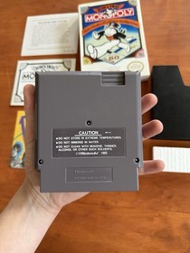 Monopoly (Nintendo NES) Excellent Cond CIB Complete w/ All Inserts - Ships Fast