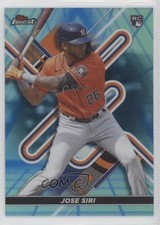 2022 Topps Finest Blue/Aqua Vapor Refractor 168/250 Jose Siri #14 0u2r