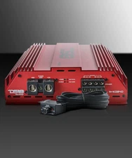 DS18 H-KO340/RD 4 Channel 2200W RMS Competition Class D Full-Range Amplifier Red