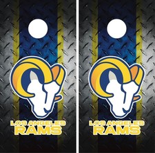 Los Angeles Rams Cornhole Board Wrap Skin Decal Football Vinyl Sticker VZ18