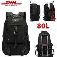 Großer Rucksack 80L Wasserdicht Mehrzweck La...