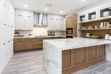 Irpinia Transitional White & Oak Kitchen with Miele Appliances