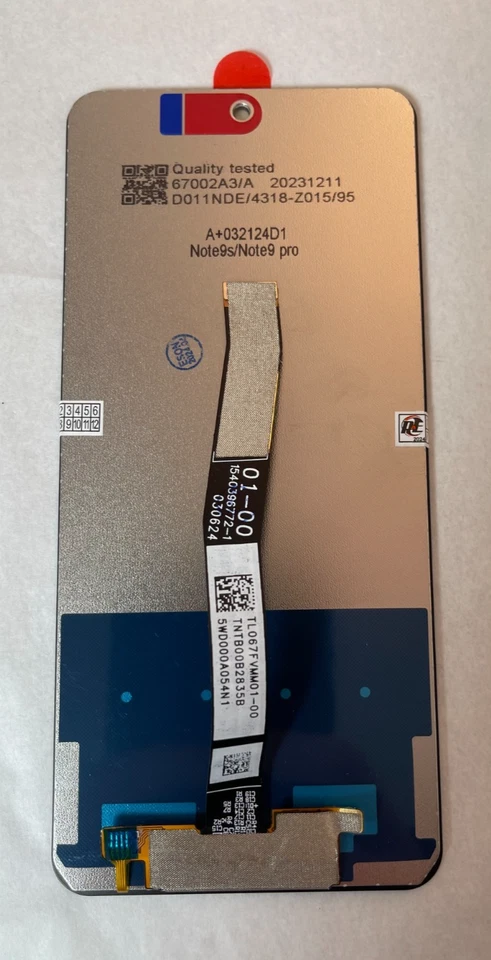 Para Xiaomi Redmi Note 9S / Redmi Note 9 Pro Pantalla Táctil Digitalizador Pantalla LCD Foto 2 de 2