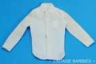 Vintage Ken Doll White Dress Shirt Excellent ~ 1960's