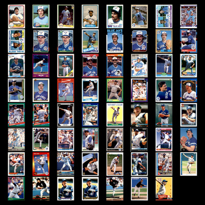Dave Stieb Lot 63 Different Baseball Cards 1981-2013 Toronto Blue Jays/White Sox