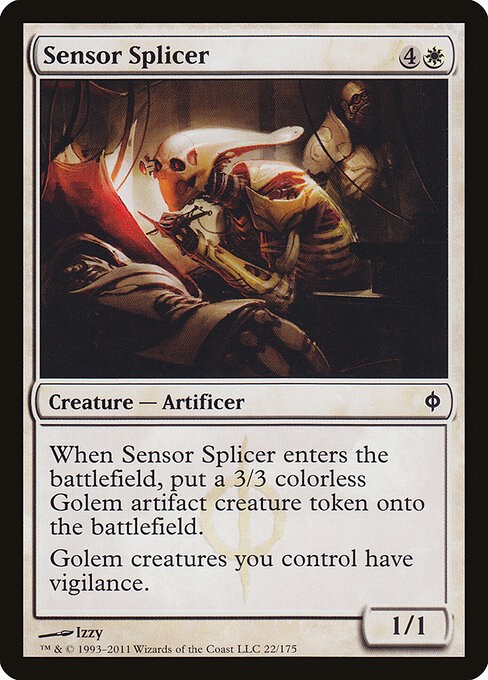 Sensor Splicer Foil New Phyrexia 22 NM MTG