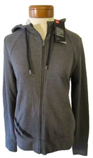 NWT Under Armour Womens UA French Terry Full Zip Hoodie S Grey MSRP 60