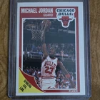 Fleer 1989-90 Michael Jordan Chicago Bulls NBA Base Set Basketball Card #21