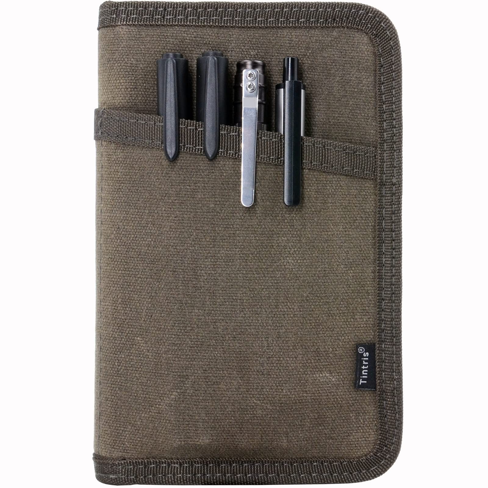 Durable Zippered Journal Cover for 3.5x5.5 Field Notes & Moleskine Cahier Notebooks-image