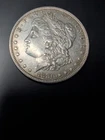 1880 Morgan Silver Dollar $1 Coin, 90% Silver, Circulated
