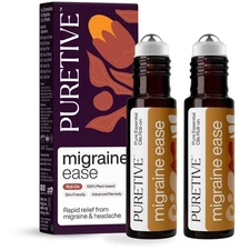 Puretive Sinus & Headache Roller Massager | 100% Pure Essential Oils | 10ml x 2