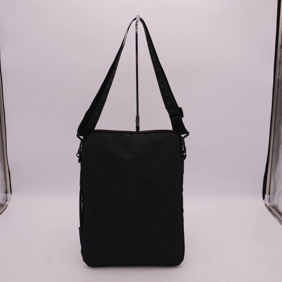 Black Guess Shoulder Cross Body Laptop Computer Bag Quilted W/Inner Pockets EUC - Image 3 of 4