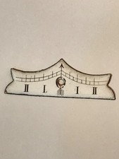 Antique Vienna Wall Clock Case Enamel Beat Plaque