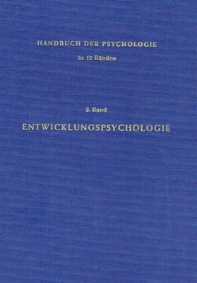 Prof. Dr. H. u.a. Thomae Entwicklungspsychologie.