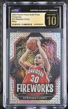 2023 Prizm Draft Picks #16 Stephen Curry Fireworks Mojo /25 Pristine CGC 10 KE