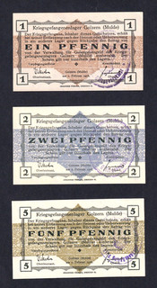 Golzern (Mulde) Kriegsgefangenenlager 1 2 5 Pfennig 1.2.1916