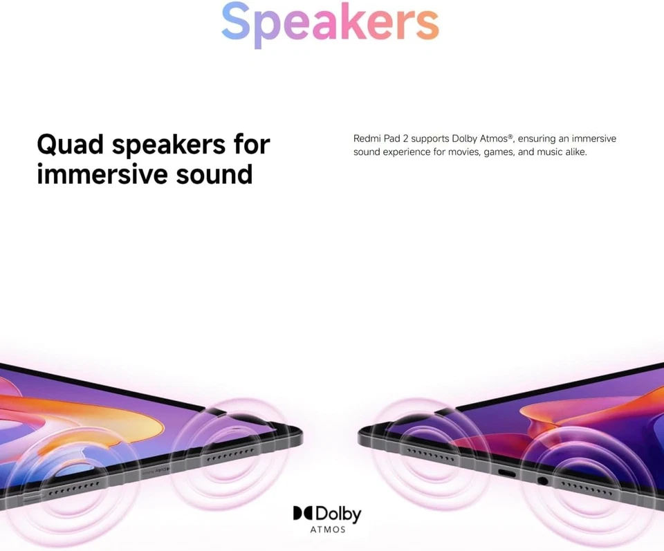 Xiaomi Redmi Pad 2, 4+128GB, 11-inch 90Hz 2.5K, 9000mAh, Grey (No PSU) - Image 3 of 4