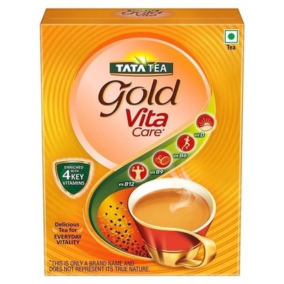 2 X 500gTata Tea Gold VitaCare Tea with Power of 4 Vitamins Loose Leaf Black Tea