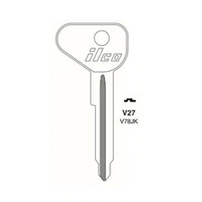 ILCO Replacement Uncut Key Blank for Volkswagen - V27 (10 Pack)