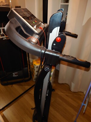 Tapis de marche électrique 1 à 6 km/h avec écran LCD et Bluetooth - Pas cher