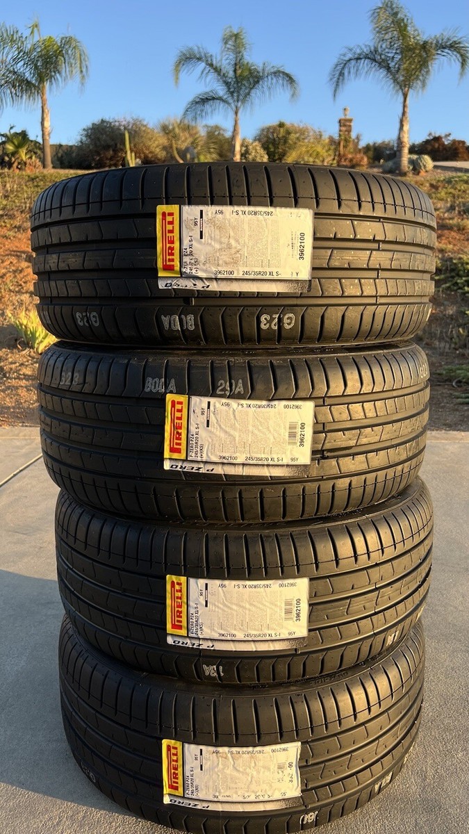 Set of FOUR BRAND NEW 245/35R20 95Y Pirelli P Zero PZero PZ4 Sport