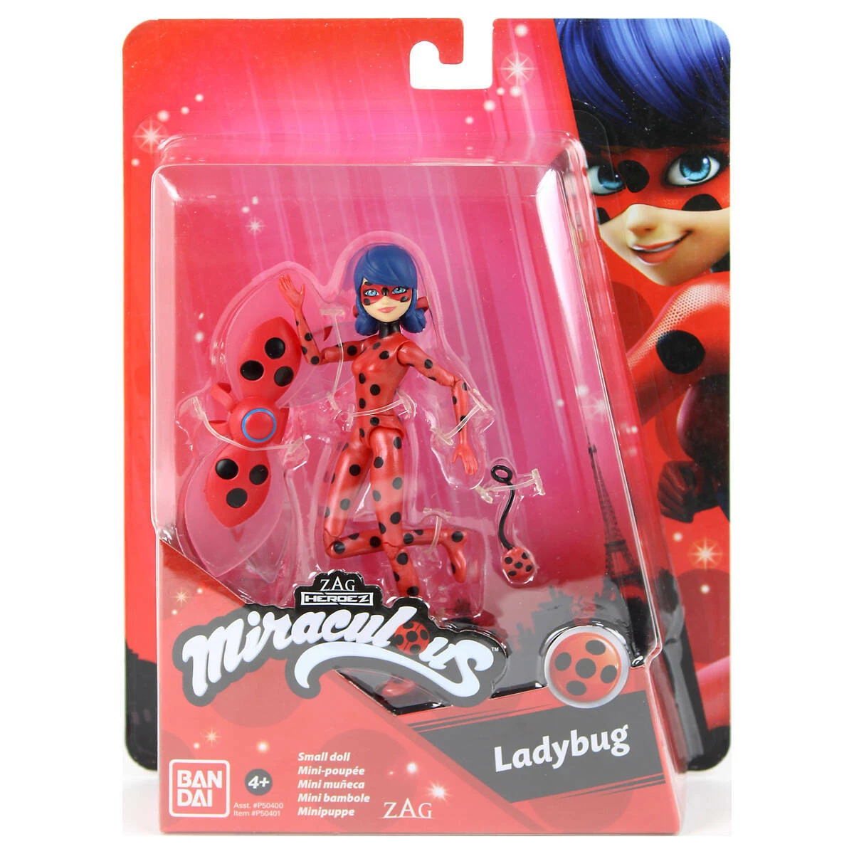 Miraculous, Ladybug, 12cm Tall Doll Action Figure