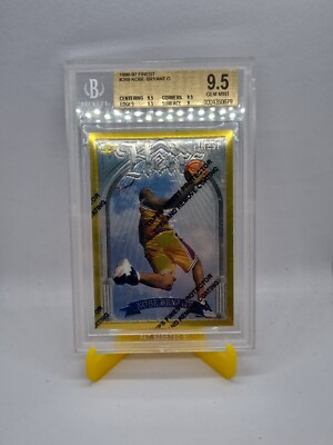 1996-97 Topps Finest Kobe Bryant Gold Heirs Rookie Card RC BGS 9.5