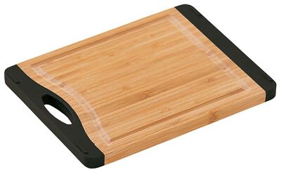 Kesper Cutting Board With Slip Stop, 10.63'' x 7.87'' x 0.63'', Black