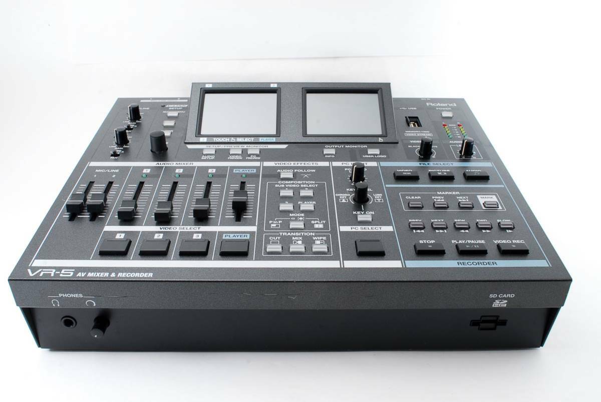 Used Roland VR-5 All-In-One AV Mixer Webcasting AC100V | eBay